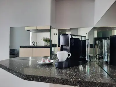 Kaffee-/Teezubehör in der Unterkunft Marktplatz Apartment