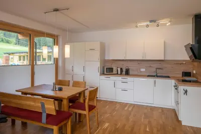Küche/Küchenzeile in der Unterkunft Triebenstein Hideaway