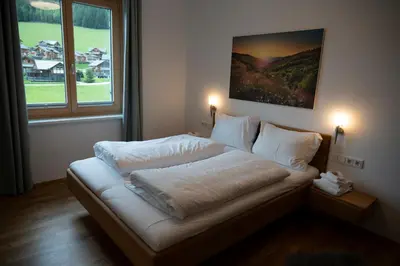 Ein Bett oder Betten in einem Zimmer der Unterkunft Triebenstein Hideaway