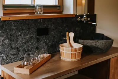 Getränke in der Unterkunft Chalet Hoamatgfühl - by myNests