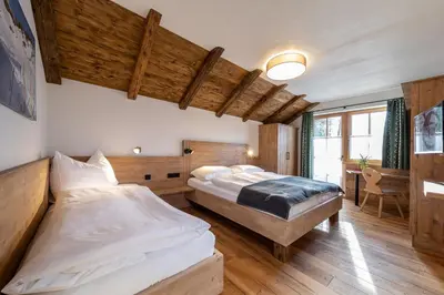 Ein Bett oder Betten in einem Zimmer der Unterkunft Chalet Hoamatgfühl - by myNests