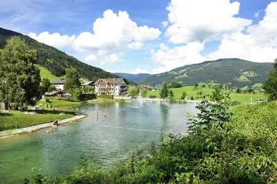 Naturlandschaft in der Nähe des Ferienhauses