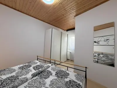 Ein Bett oder Betten in einem Zimmer der Unterkunft Apartment Theresa by Landluft