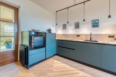 Küche/Küchenzeile in der Unterkunft ELA Apartments Traunkirchen