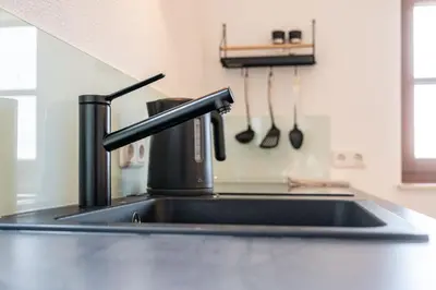 Küche/Küchenzeile in der Unterkunft ELA Apartments Traunkirchen