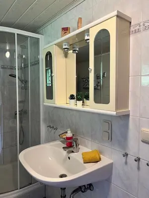 Ein Badezimmer in der Unterkunft Exklusiver Seetraum am Attersee direkt am See