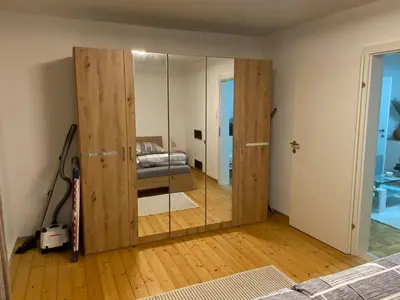 Ein Bett oder Betten in einem Zimmer der Unterkunft Ferienwohnung Linner