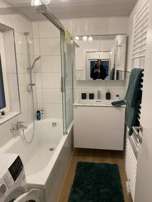 Ein Badezimmer in der Unterkunft Ferienwohnung Linner