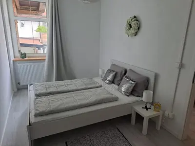 Ein Bett oder Betten in einem Zimmer der Unterkunft Apartment MICHAELA