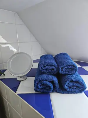 Ein Bett oder Betten in einem Zimmer der Unterkunft Rebenglück