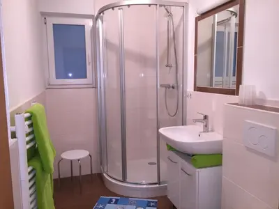 Ein Badezimmer in der Unterkunft Appartement Heidi