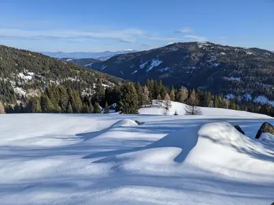Naturlandschaft in der Nähe des Ferienhauses
