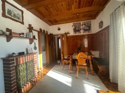 Ein Sitzbereich in der Unterkunft LaLo Alm XL - Großes Familienchalet mit Loft & Panoramablick - 12 Personen