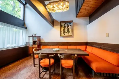 Ein Sitzbereich in der Unterkunft Villa Traunstein by Landluft