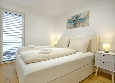 Ein Bett oder Betten in einem Zimmer der Unterkunft Peak view B4 Schladming by AA Holiday Homes
