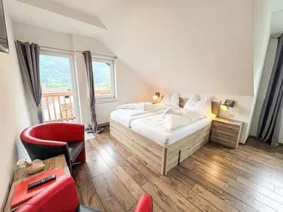 Ein Bett oder Betten in einem Zimmer der Unterkunft Apartment Mentenwirt Suite by Interhome