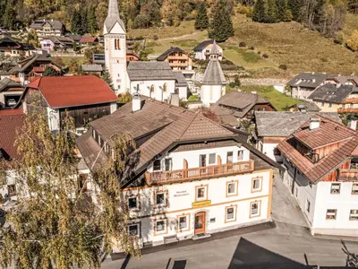 Das Gebäude in dem sich die Ferienwohnung befindet