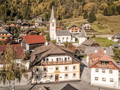 Ein allgemeiner Blick auf Sankt Martin oder ein Stadtblick von der Ferienwohnung aus