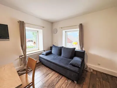 Ein Sitzbereich in der Unterkunft Apartment Sophia by Interhome