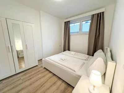 Ein Bett oder Betten in einem Zimmer der Unterkunft Apartment Mentenwirt Alp Lungau by Interhome