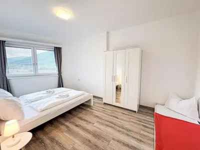 Ein Bett oder Betten in einem Zimmer der Unterkunft Apartment Mentenwirt Alp Lungau by Interhome