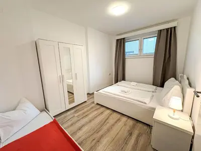 Ein Bett oder Betten in einem Zimmer der Unterkunft Apartment Mentenwirt Alp Lungau by Interhome