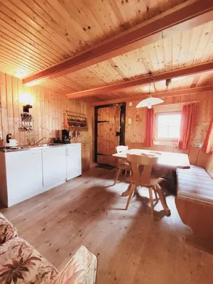 Küche/Küchenzeile in der Unterkunft Ferienhaus Kübl