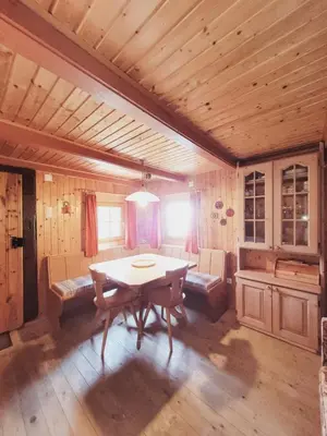 Ein Sitzbereich in der Unterkunft Ferienhaus Kübl