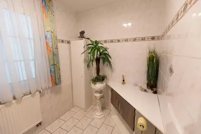 Ein Badezimmer in der Unterkunft Ferienhaus Bergblick Redlham