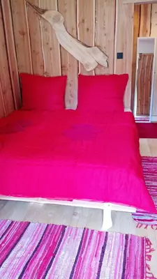 Ein Bett oder Betten in einem Zimmer der Unterkunft Seeblick Zimmer