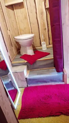 Ein Badezimmer in der Unterkunft Seeblick Zimmer
