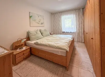 Ein Bett oder Betten in einem Zimmer der Unterkunft Haus Forsthuber