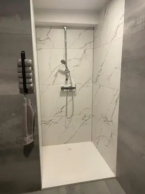 Ein Badezimmer in der Unterkunft Haus in ruhiger Lage, 20 Minuten zum RedBull Ring