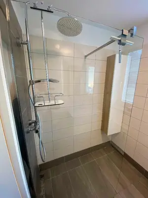 Ein Badezimmer in der Unterkunft Ferienwohnung Maria - by myNests