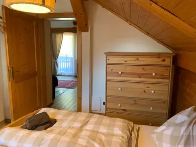 Ein Bett oder Betten in einem Zimmer der Unterkunft Kleine Ahornau