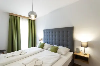 Ein Bett oder Betten in einem Zimmer der Unterkunft Appartement Ski&Nature Top 9
