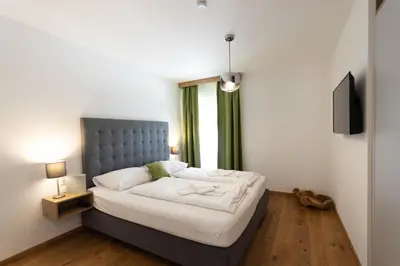 Ein Bett oder Betten in einem Zimmer der Unterkunft Appartement Ski&Nature Top 9