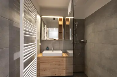 Ein Badezimmer in der Unterkunft Appartement Ski&Nature Top 9