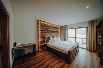 Ein Bett oder Betten in einem Zimmer der Unterkunft Kleinberg Chalet