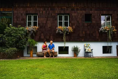 Gäste, die in der Unterkunft Ferienholzhaus in Sankt Gallen im Gesäuse in der Steiermark übernachten
