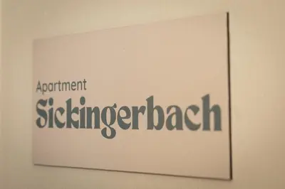 Ein Zertifikat, Auszeichnung, Logo oder anderes Dokument, das in der Unterkunft BacherlHouse - Apt Sickingerbach ausgestellt ist