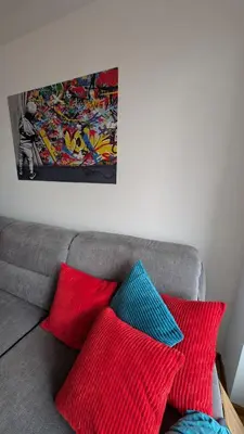 Ein Sitzbereich in der Unterkunft Fountain Suite Gmunden - balcony - Luxuriöses Apartment mit Balkon
