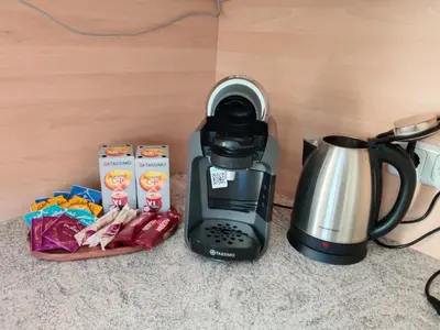 Kaffee-/Teezubehör in der Unterkunft Ferienwohnung Regau
