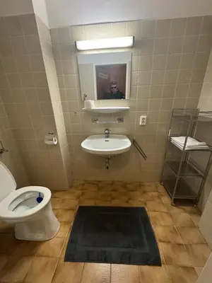 Ein Badezimmer in der Unterkunft Eva