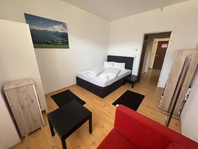 Ein Bett oder Betten in einem Zimmer der Unterkunft Eva