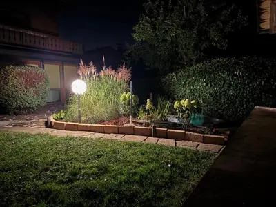 Ein Garten an der Unterkunft Ferienwohnung Top 5