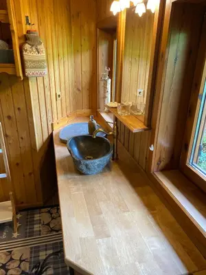 Grundriss der Unterkunft Alm Chalet on Mondsee Mountain, pets welcome!