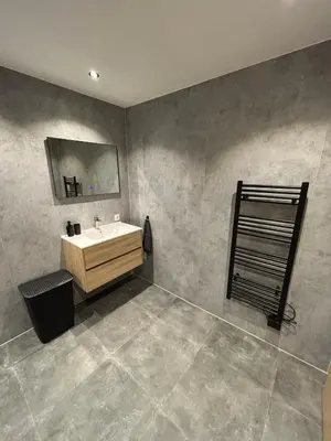 Ein Badezimmer in der Unterkunft Ferienwohnung Fuchs