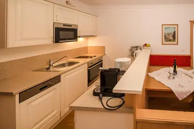 Küche/Küchenzeile in der Unterkunft Haus Jäger