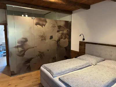 Ein Bett oder Betten in einem Zimmer der Unterkunft Grafhaidergut - Katrin und Andreas Havlicek GW